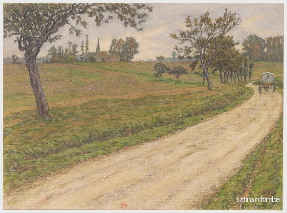 Reproduktion av målningen Vallée Martin - Henri Rivière - Bild 2