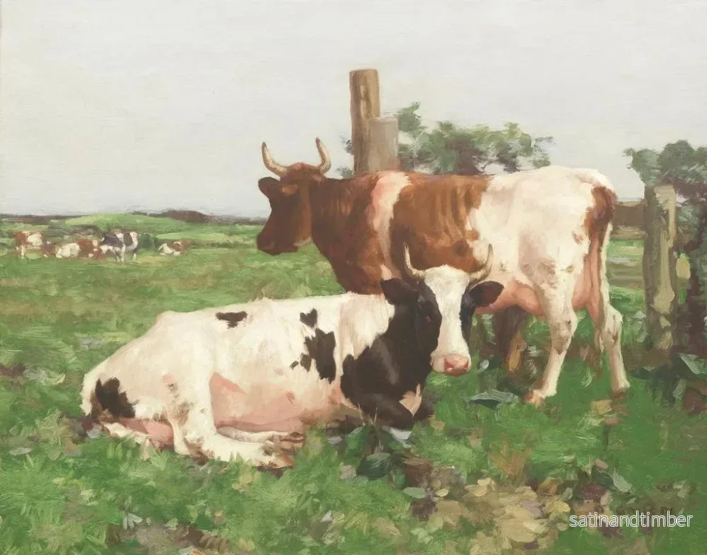 Reproduktion av målningen av Ayrshire-kor - David Gauld - Bild 2