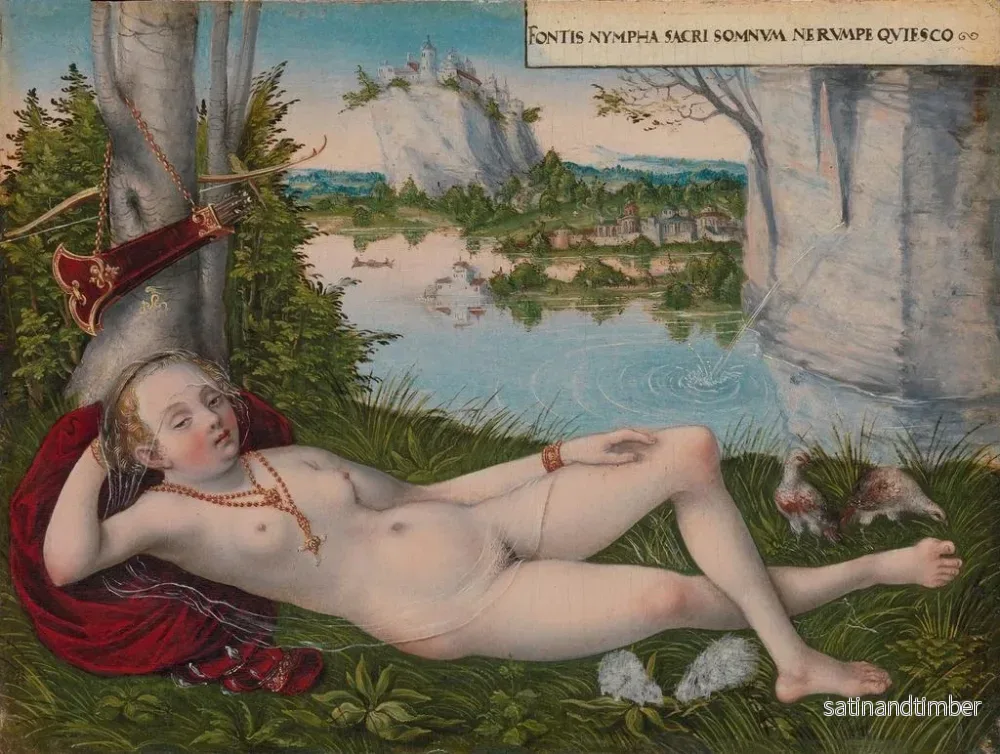 Reproduktion av målningen Nymphe du Printemps - Lucas Cranach le Jeune - Bild 2