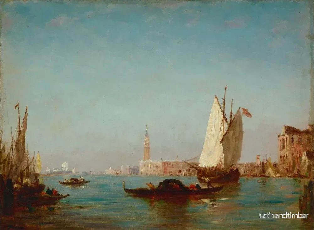 Reproduktion av målningen Bassin de Saint-Marc - Félix Ziem - Bild 2