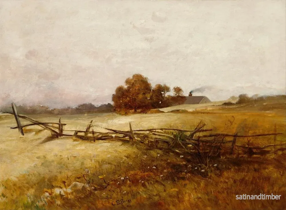 Reproduktion av målningen Landskapsbild av höst - Charles Ethan Porter - Bild 2