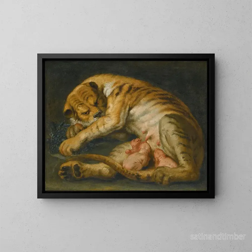 Reproduktion av målningen En tigerinna med sina ungar – Skola av Peter Paul Rubens Reproduktion av målningen En tigerinna med sina ungar – Skola av Peter Paul Rubens