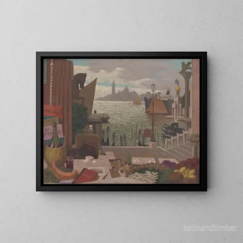 Reproduktion av målningen Souvenirs de Venise – Milan Thomka Mitrovský