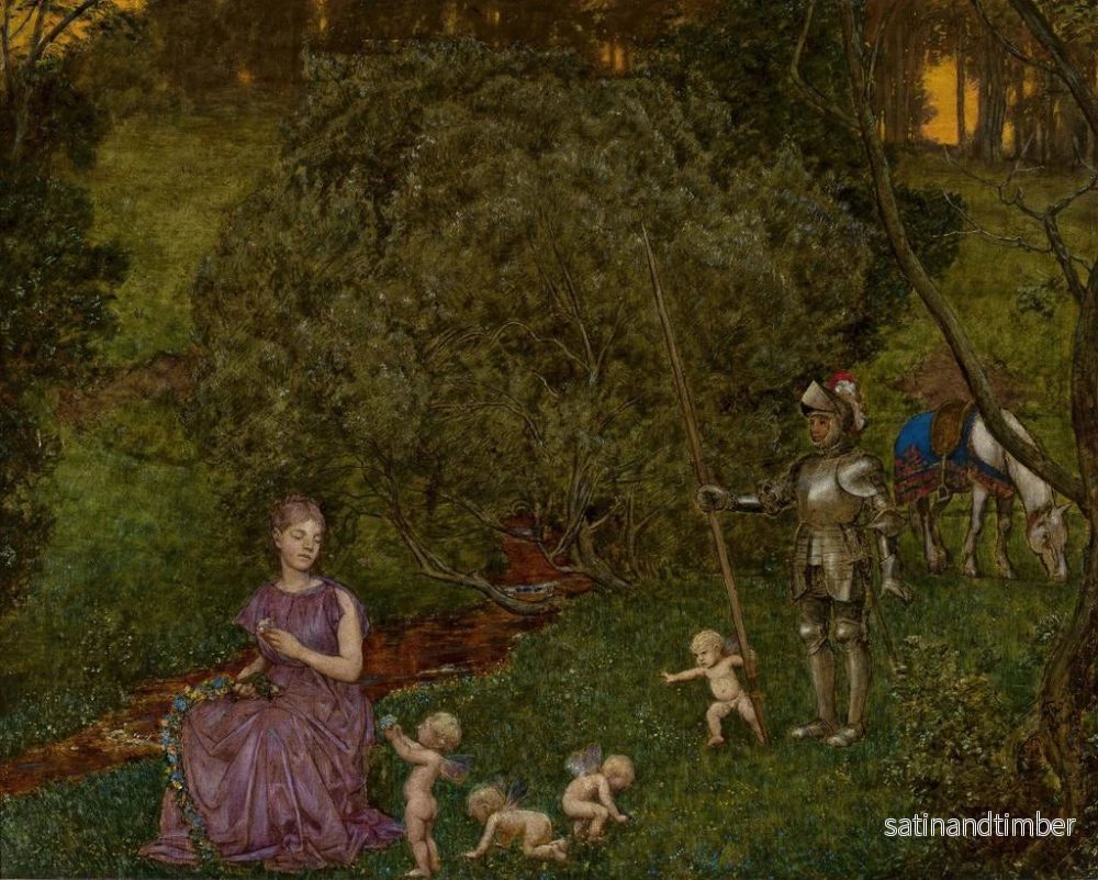 Reproduktion av målningen Chevalier de fabel - Hans Thoma - Bild 2