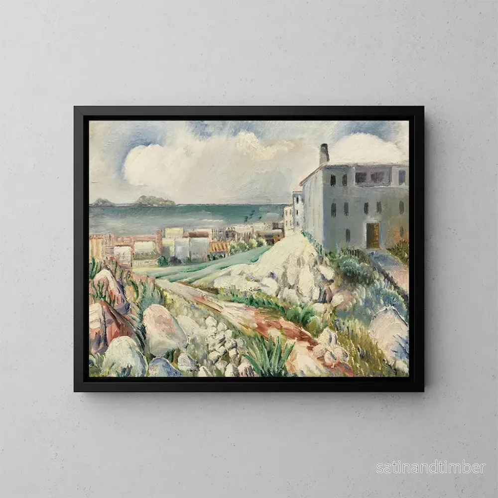 Reproduktion av målningen Landskap nära Marseille - Paul Kleinschmidt
