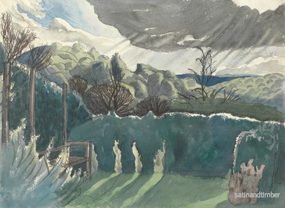Reproduktion av målningen Landskap - Paul Nash - Bild 2