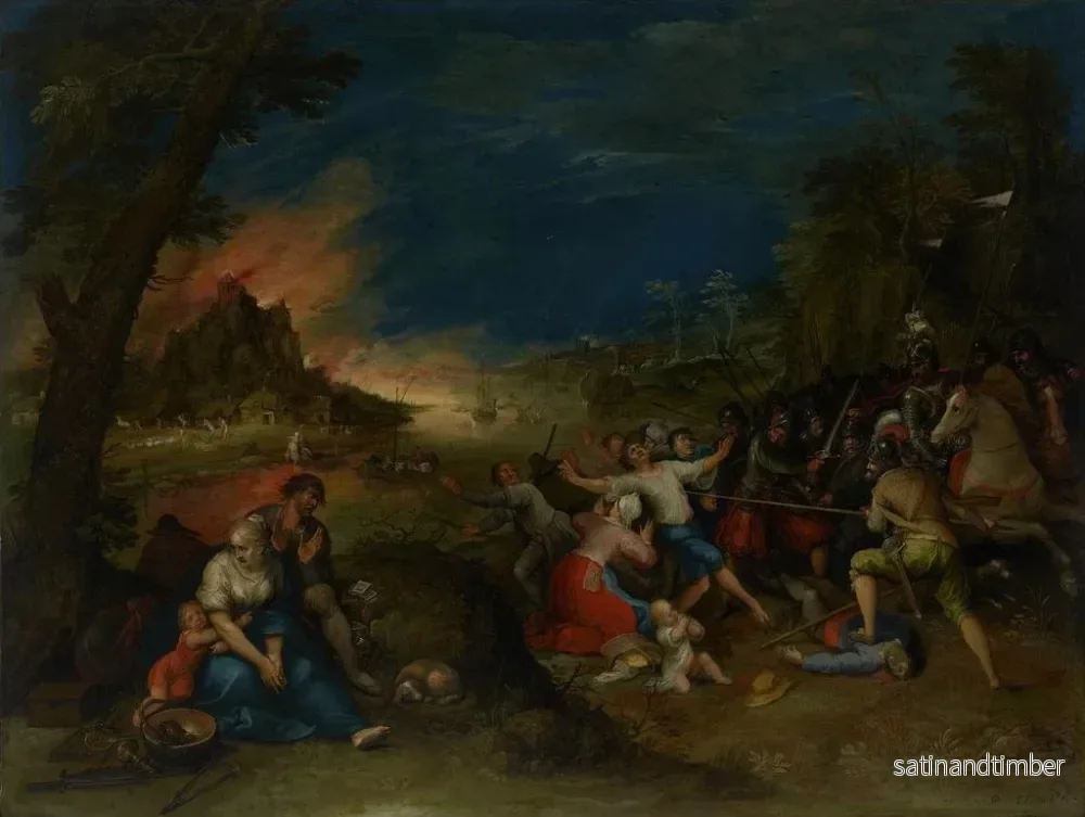 Reproduktion av målningen Allégorie de la guerre - Frans Francken le Jeune - Bild 2