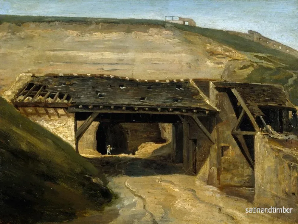 Reproduktion av målningen Entre dune carrière à Montmartre - Étienne Bouhot - Bild 2