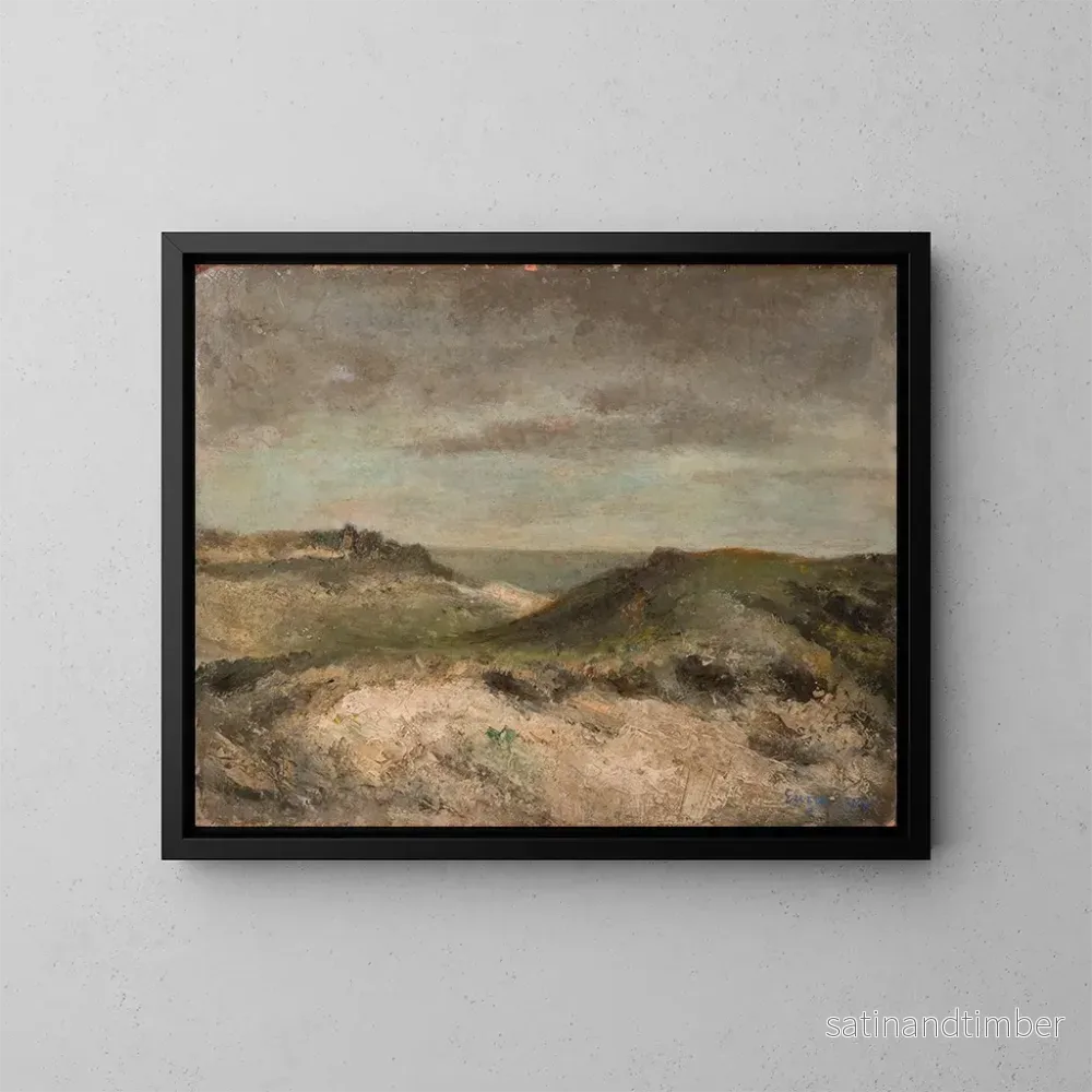 Reproduktion av målningen Dunes - James Ensor
