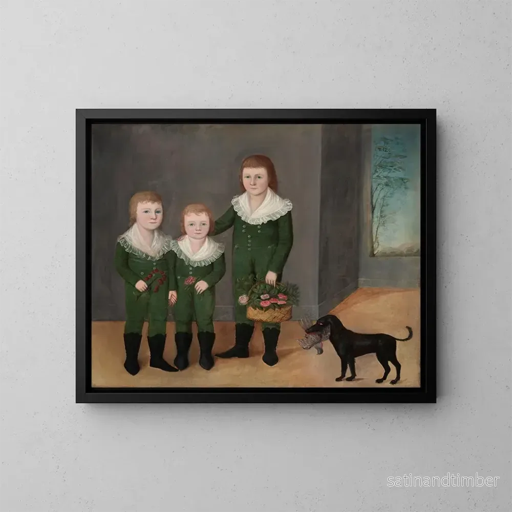 Reproduktion av målningen Les enfants Westwood - Joshua Johnson