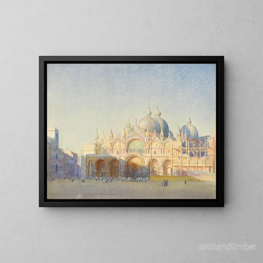 Reproduktion av målningen Saint-Marc de Venise - Reginald Barratt