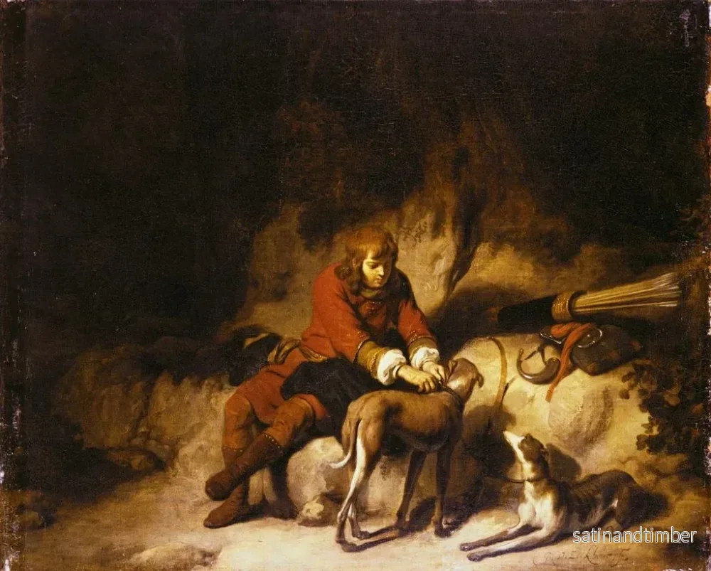 Reproduktion av målningen Le chasseur au repos - Gerbrand van den Eeckhout - Bild 2