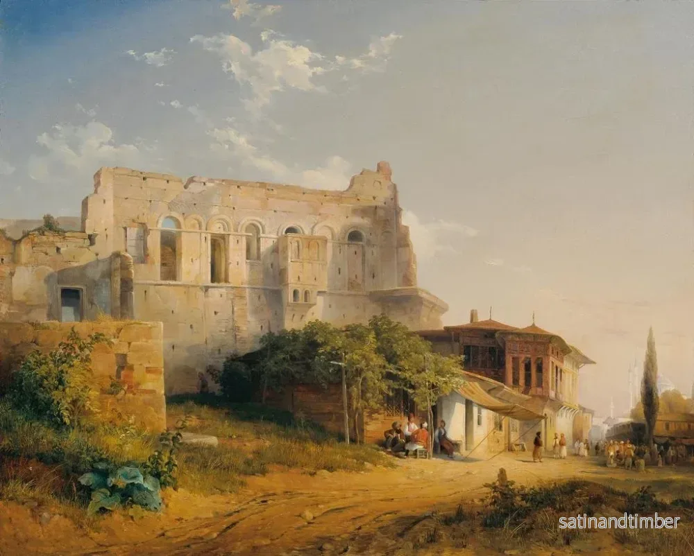 Reproduktion av målningen av Palais de Tekfur i Konstantinopel - Emanuel Stöckler - Bild 2