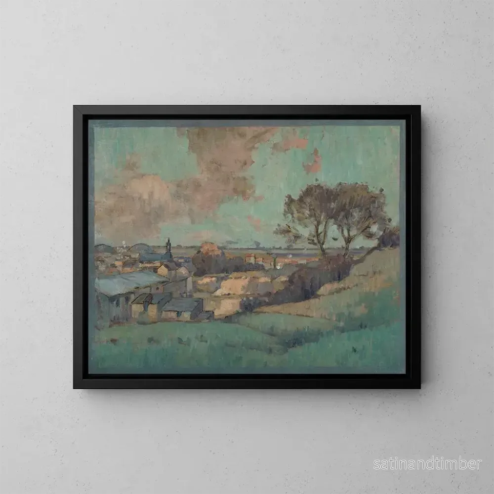 Reproduktion av målningen Vue de Noisy-le-Sec - Jean Constant Pape
