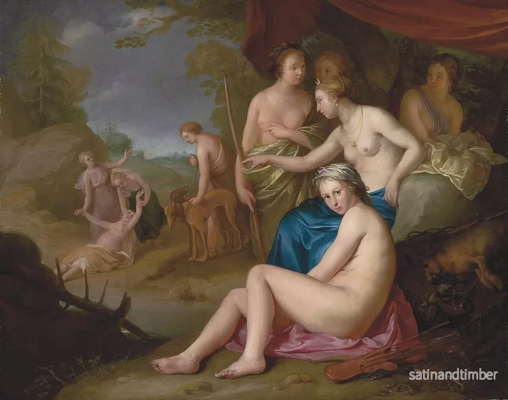 Reproduktion av målningen Diane och Callisto - Hendrick Bloemaert - Bild 2