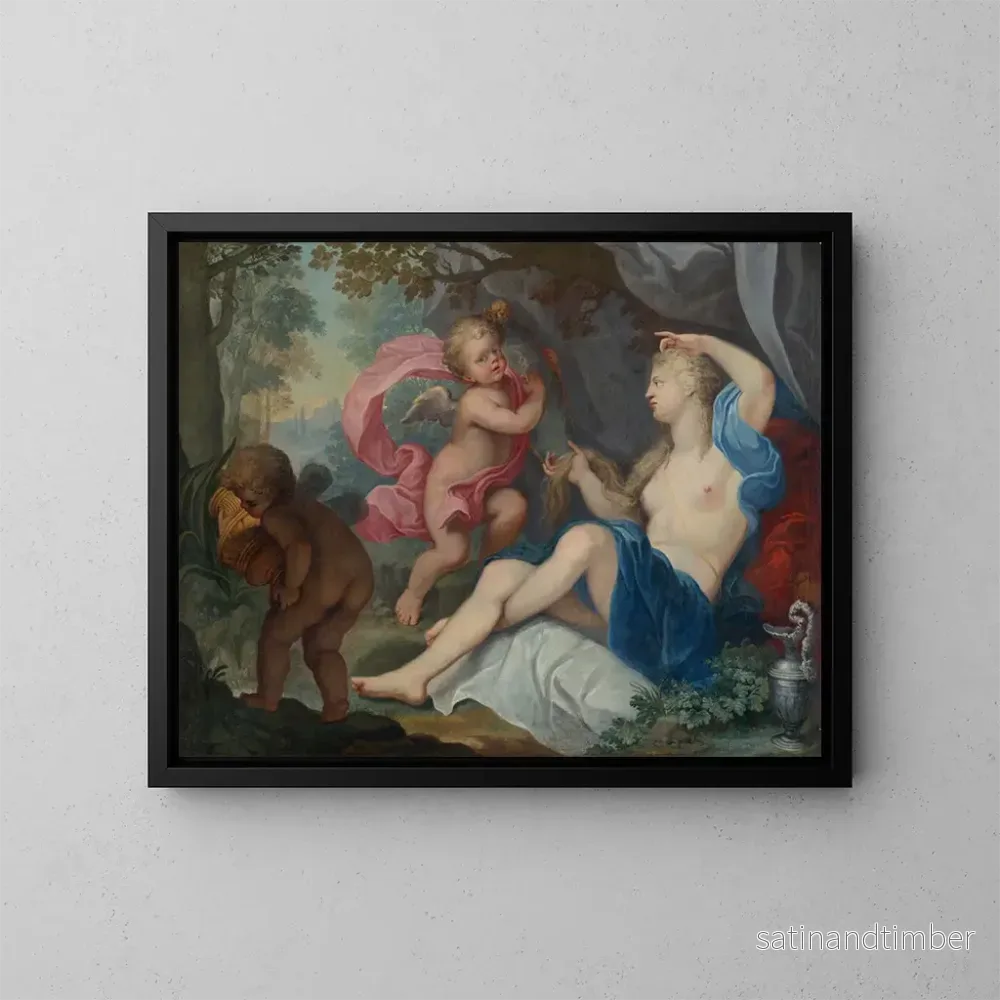 Reproduktion av målningen Toilette de Vénus – Charles Alphonse Du Fresnoy