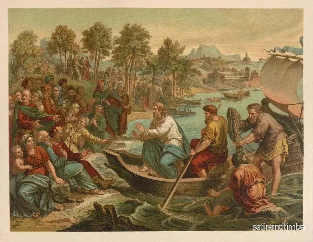 Reproduktion av målningen Bibel guldåldern av klassiker Pl084 - Jan Ladislaw Skora - Bild 2