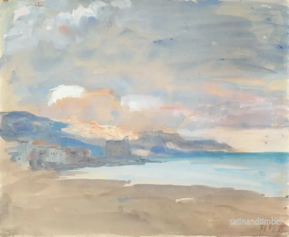 Reproduktion av målningen Vue de Nice - Hercules Brabazon Brabazon - Bild 2