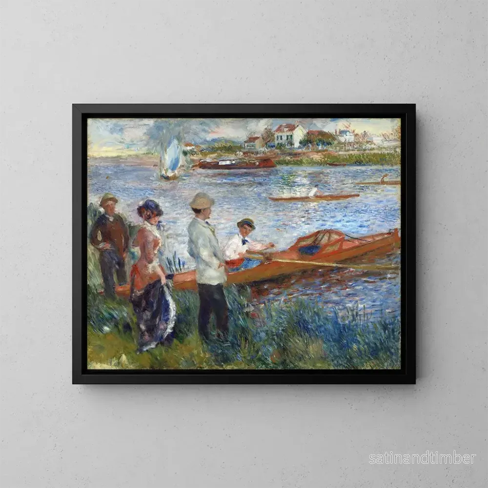 Reproduktion av målningen Rameurs à Chatou - Pierre-Auguste Renoir