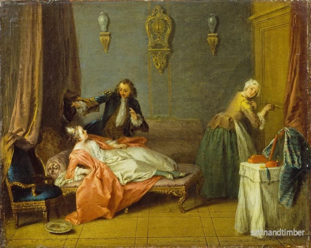 Reproduktion av målningen Le Boudoir - Jean-Baptiste Pater - Bild 2