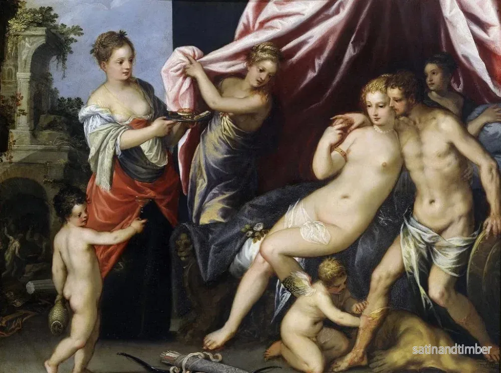 Reproduktion av målningen Venus och Mars - Hans Rottenhammer - Bild 2