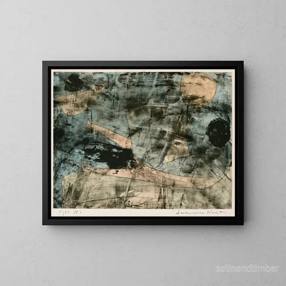 Reproduktion av målningen Natt demonisk - Paul Klee