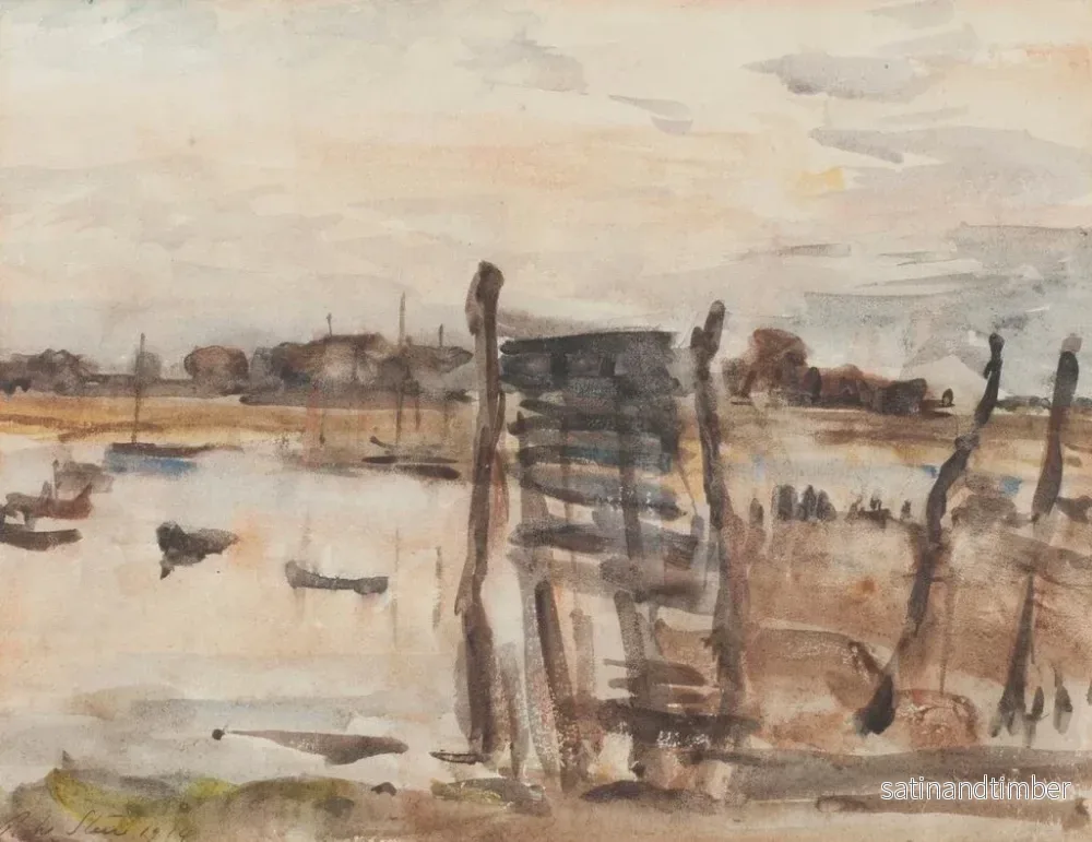 Reproduktion av målningen Sur la Mersea - Philip Wilson Steer - Bild 2