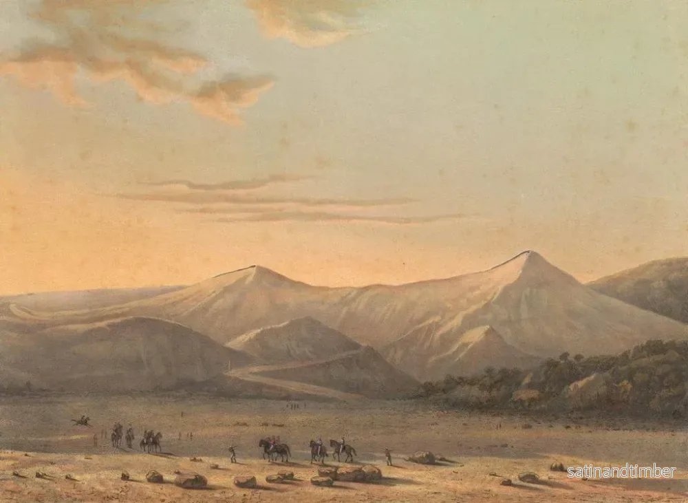 Reproduktion av målningen Mont Bromo - Johan Conrad Greive - Bild 2