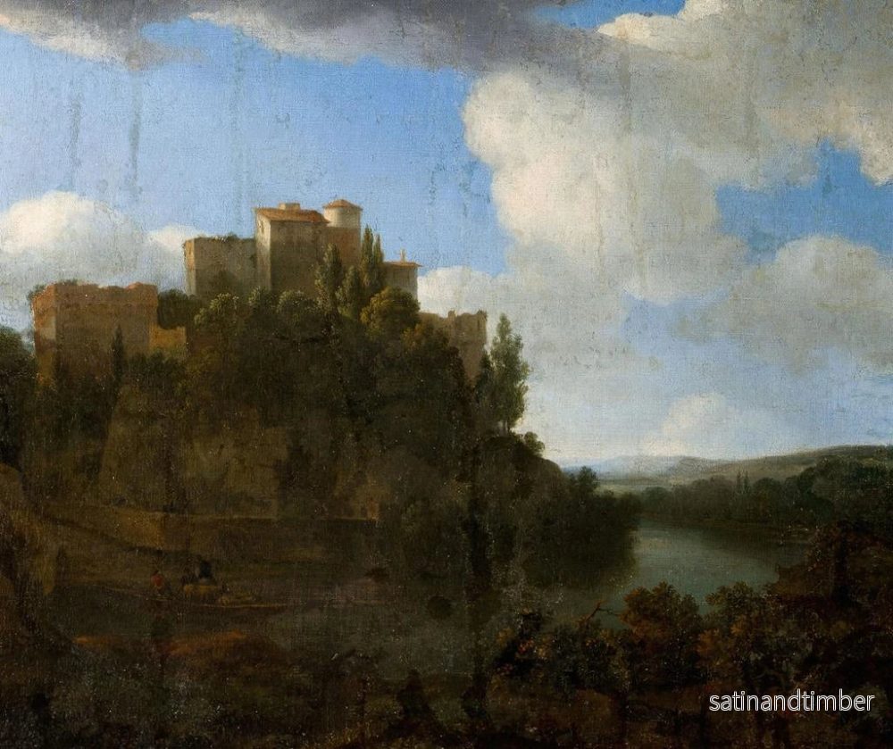 Reproduktion av målningen Château dans un paysage - Lodewijck van Ludick - Bild 2