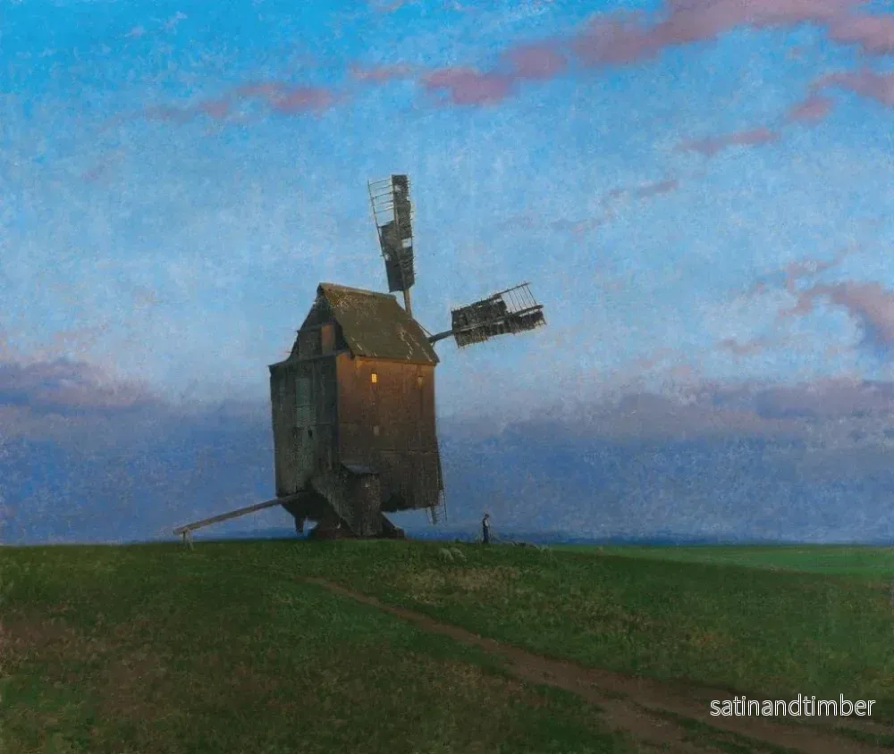 Reproduktion av målningen Le vieux moulin - Ferdinand Brunner - Bild 2