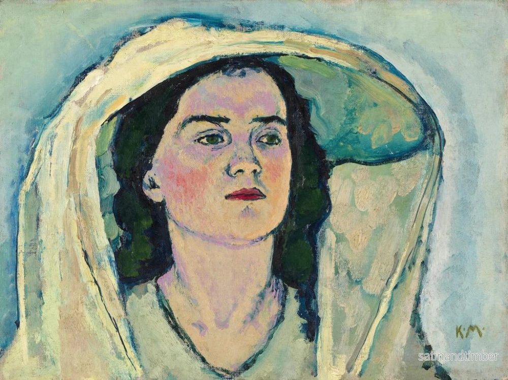 Reproduktion av målningen Oidentifierad flicka - Koloman Moser - Bild 2