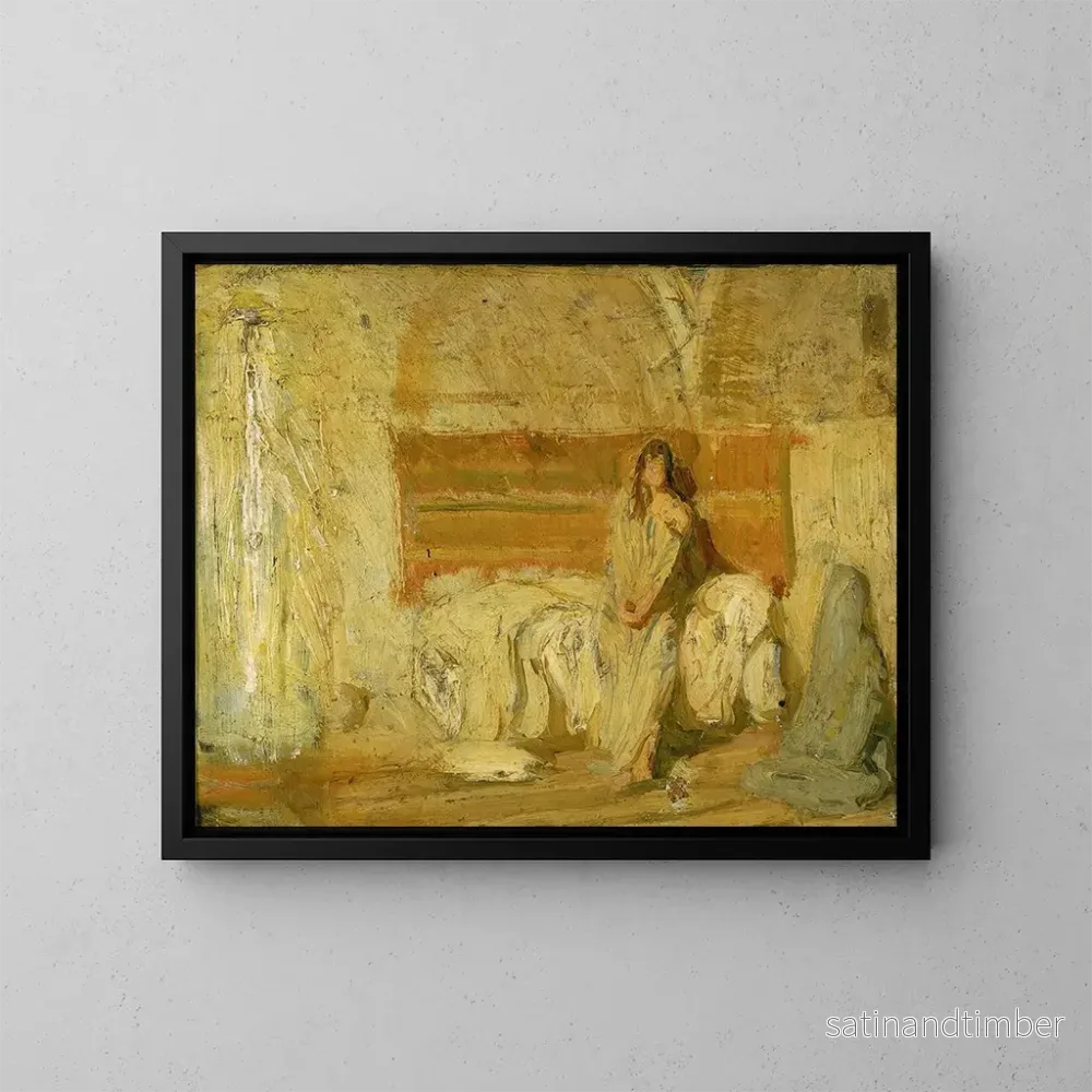 Reproduktion av målningen Studie för Annunciationen – Henry Ossawa Tanner Reproduktion av målningen Studie för Annunciationen – Henry Ossawa Tanner