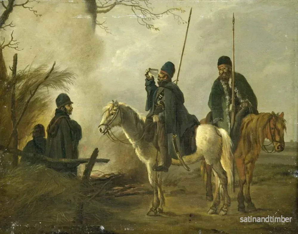 Reproduktion av målningen av kosackposten 1813 - Pieter Gerardus van Os - Bild 2