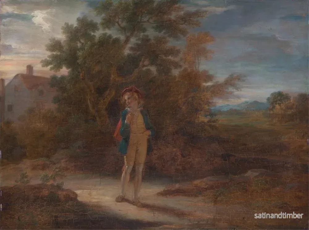 Reproduktion av målningen Les Sept Âges de l'Homme: Le Scolaire - Robert Smirke - Bild 2