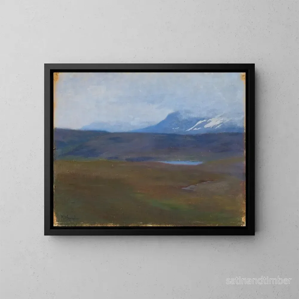Reproduktion av målningen Landskap av havet - Maria Wrangel