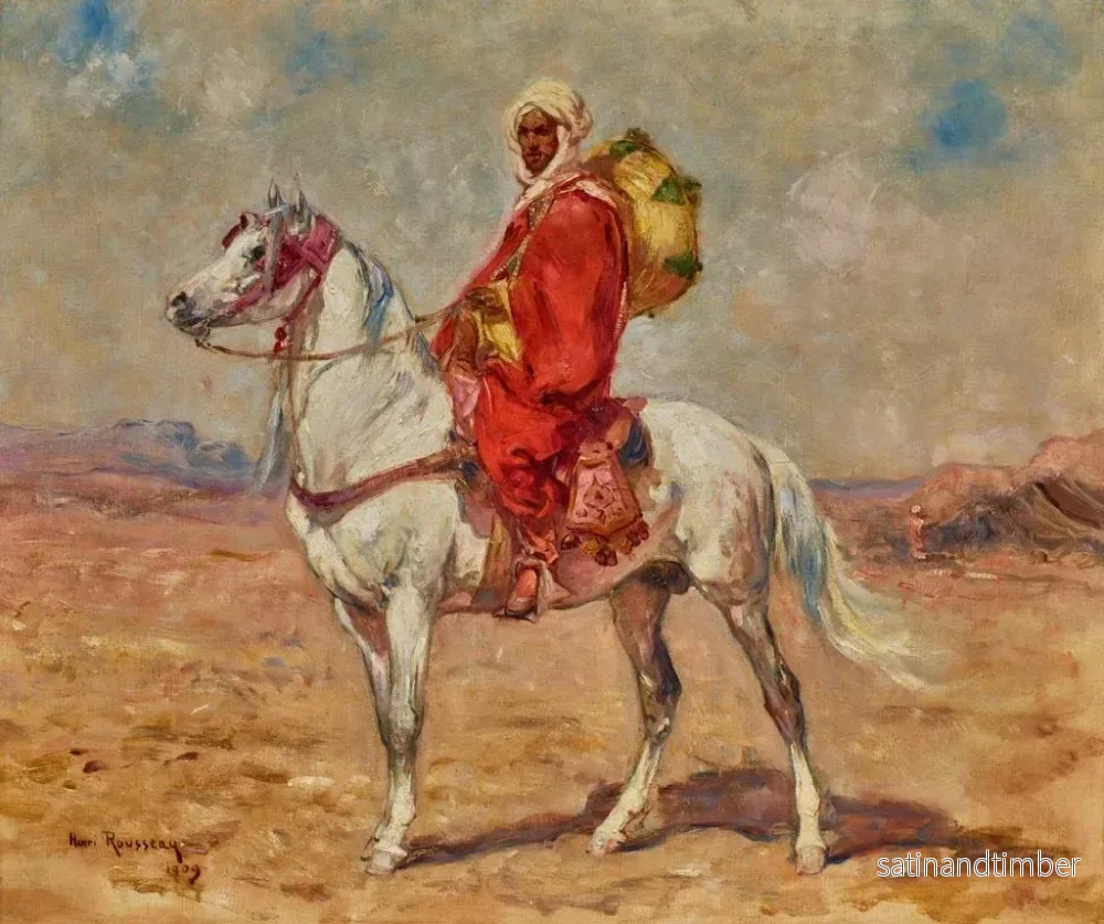 Reproduktion av målningen Cavalier och hans häst - Henri Rousseau - Bild 2