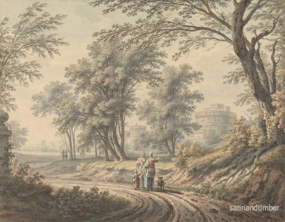 Reproduktion av målningen Komposition klassisk - Johann Heinrich Müntz - Bild 2