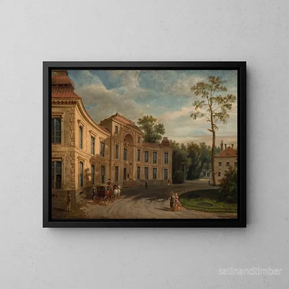 Reproduktion av målningen Palais Mylewicki à Łazienki - Marcin Zaleski