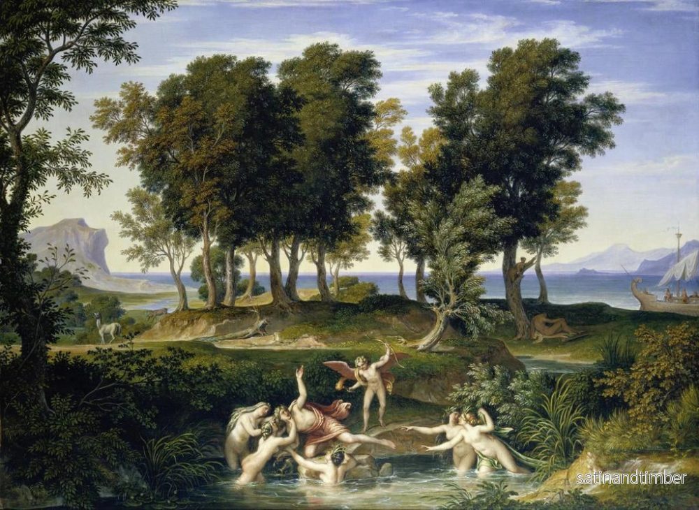Reproduktion av målningen Landskap med Hylas' våldtäkt - Joseph Anton Koch - Bild 2