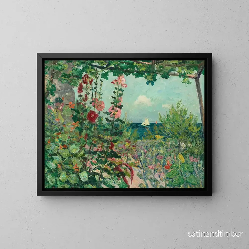 Reproduktion av målningen Blommor nära Belle-Île-en-Mer - Maxime Maufra