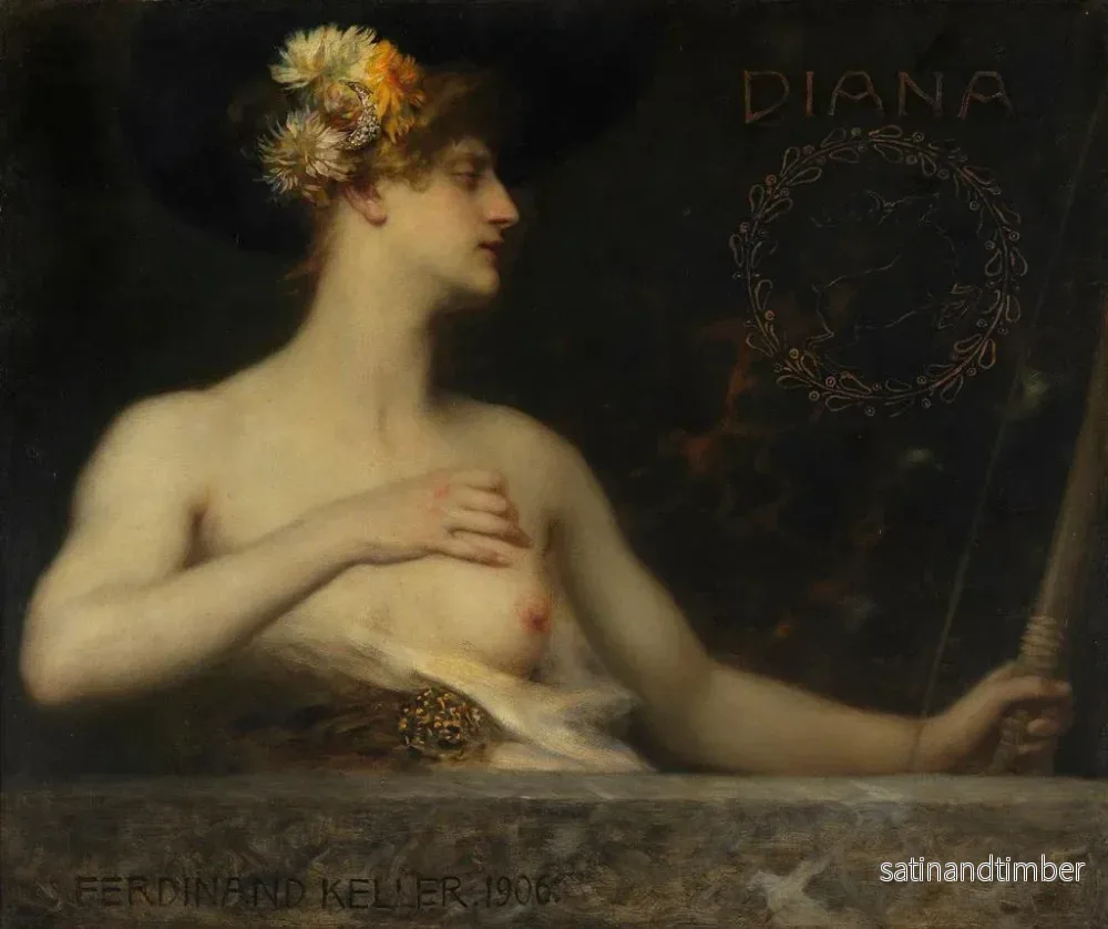 Reproduktion av målningen Diane - Ferdinand Keller - Bild 2
