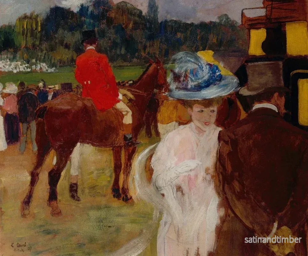 Reproduktion av målningen Vid Auteuil-loppet, Draggs - Léon Carré - Bild 2