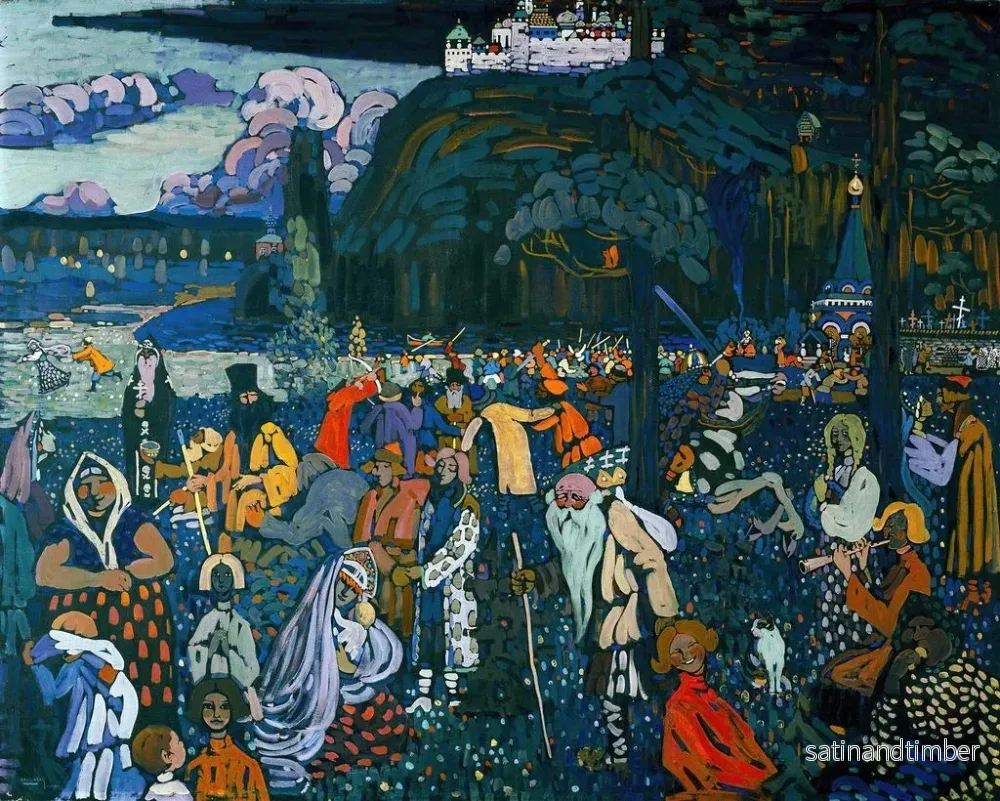 Reproduktion av målningen La vie en couleurs - Wassily Kandinsky - Bild 2