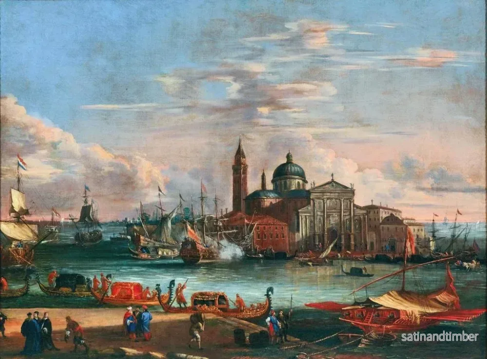 Reproduktion av målningen San Giorgio Maggiore, Venedig - Johann Anton Eismann - Bild 2