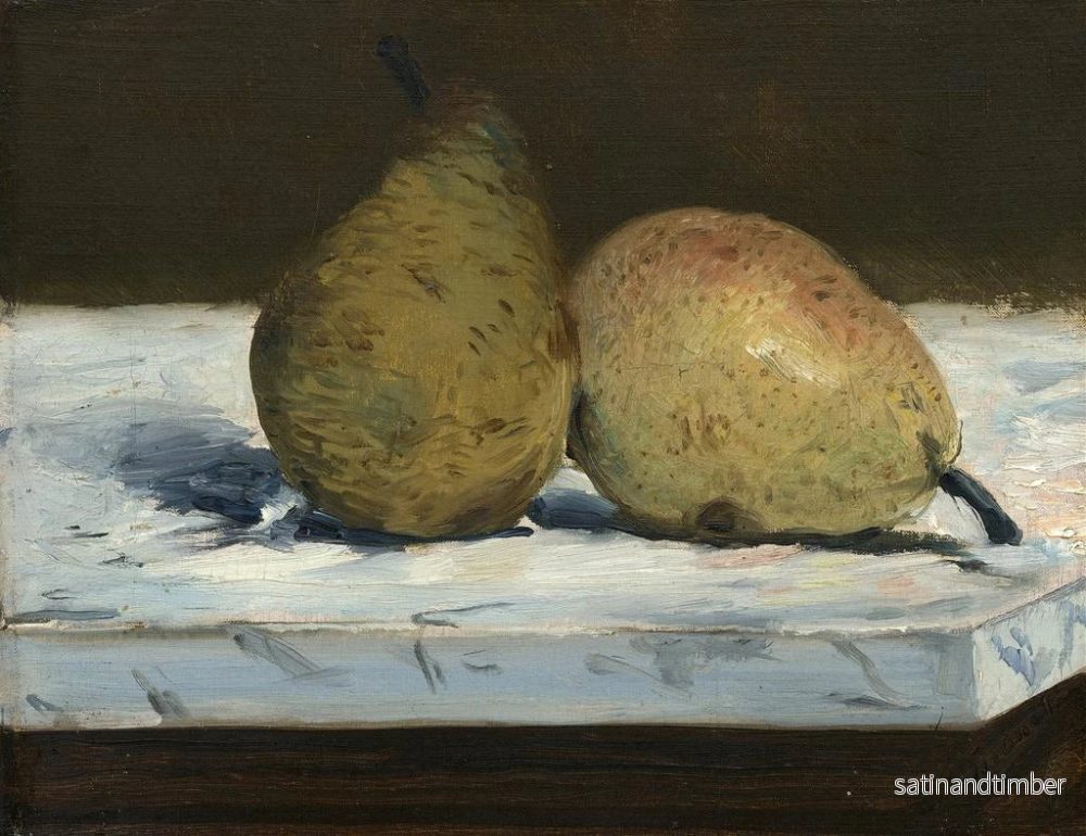 Reproduktion av målningen Poires - Édouard Manet - Bild 2