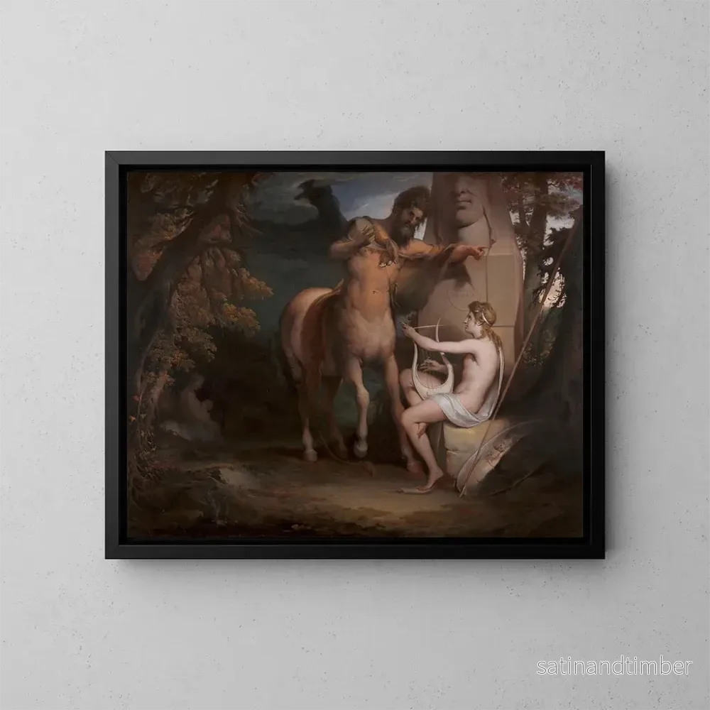 Reproduktion av målningen L'Éducation d'Achille - James Barry