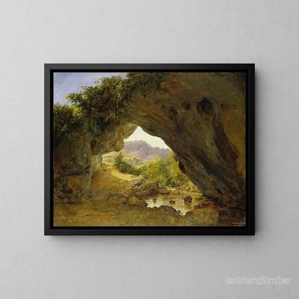 Reproduktion av målningen Rochers arqués II – Carl Morgenstern Reproduktion av målningen Rochers arqués II – Carl Morgenstern