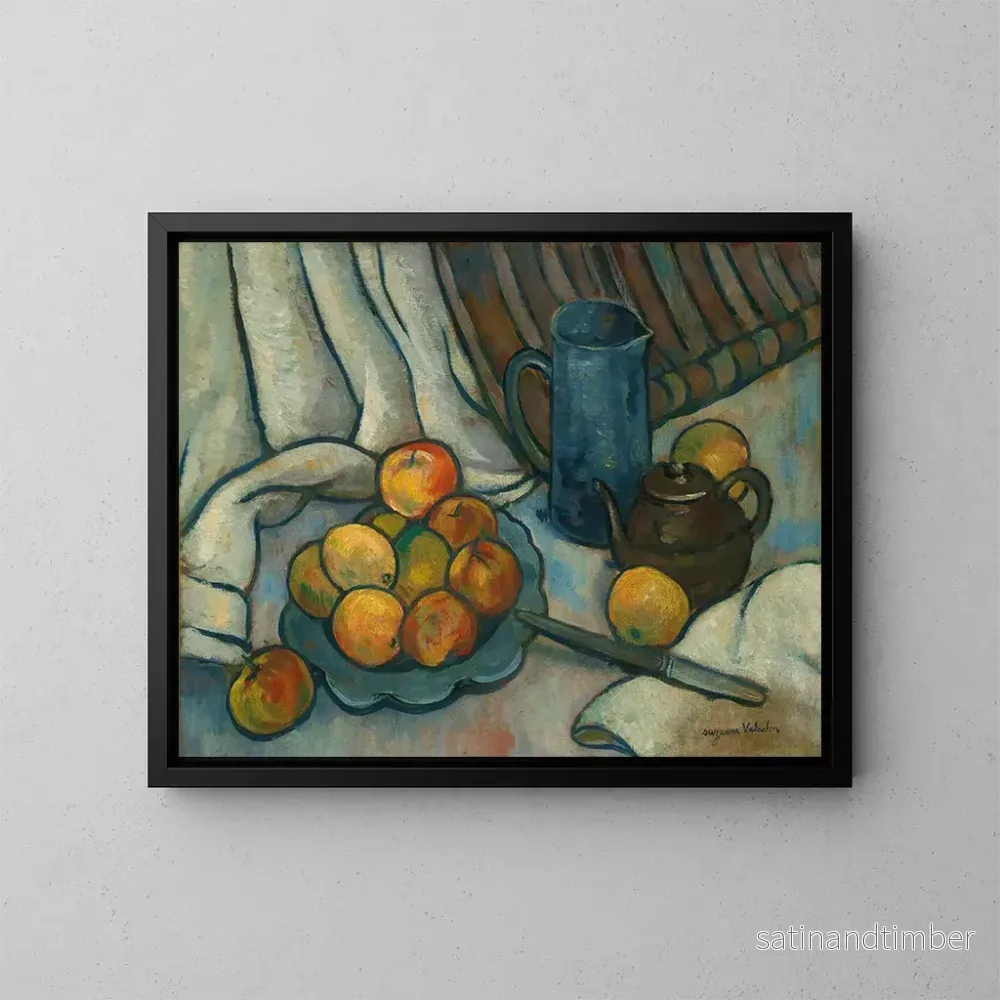 Reproduktion av målningen Pommes, kanna och thire - Suzanne Valadon