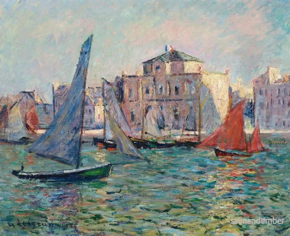 Reproduktion av målningen Les Martigues - Gustave Loiseau - Bild 2