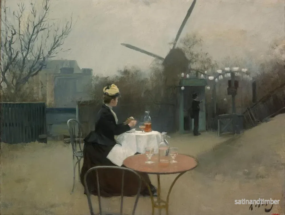 Reproduktion av målningen Utomhus - Ramon Casas - Bild 2